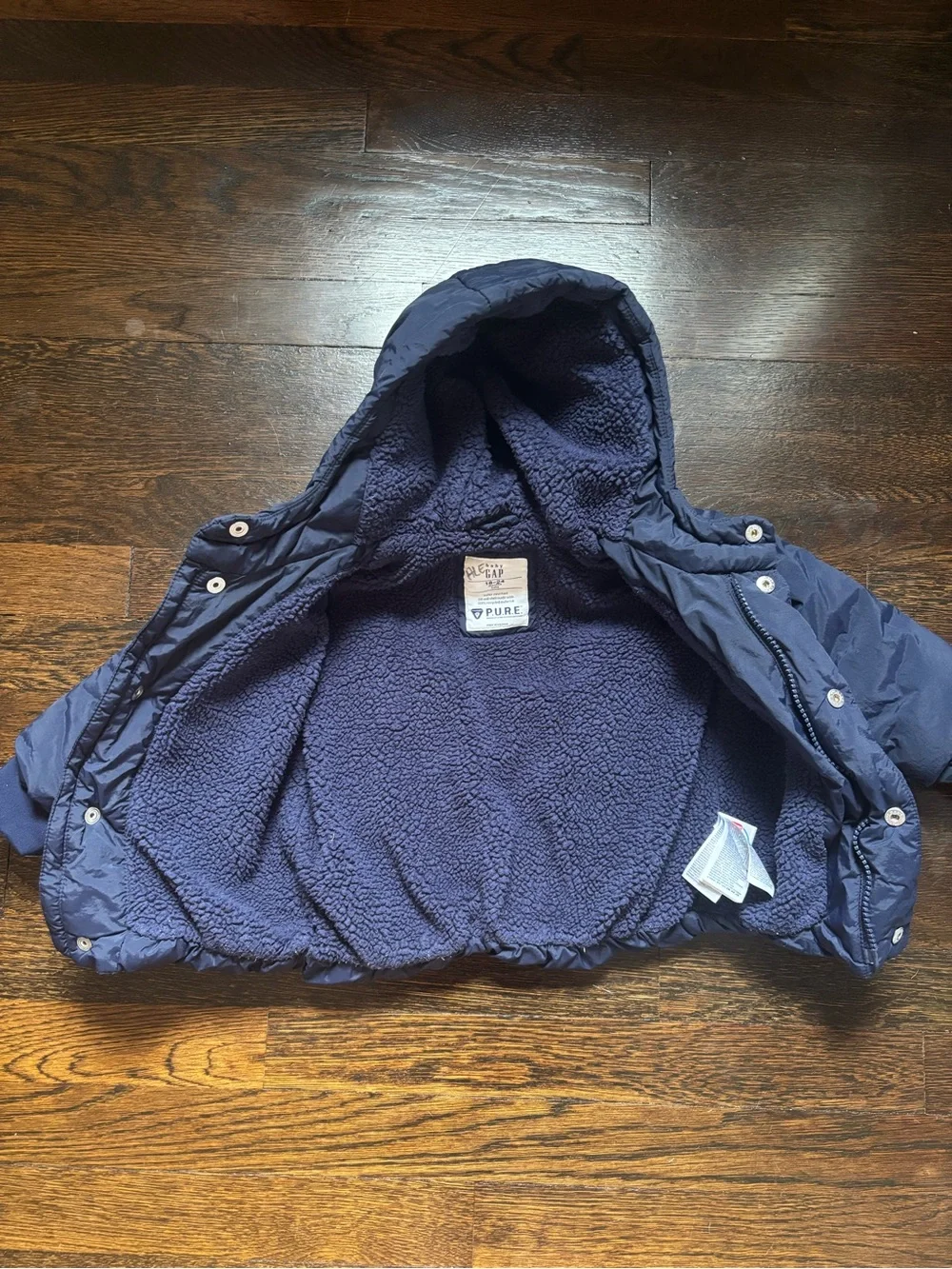 GAP Navy Puffer Coat